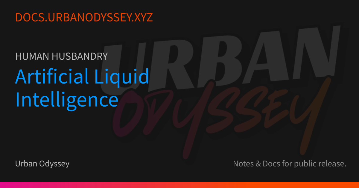 Image for Artificial Liquid Intelligence