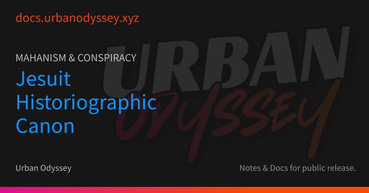 Image for Jesuit Historical Canon