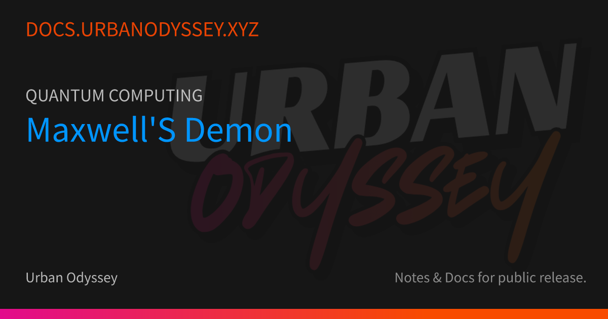 Image for Maxwell's Demon