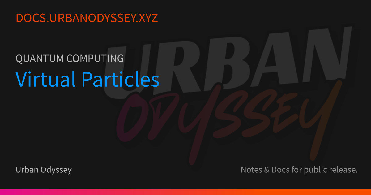 Image for Virtual Particles