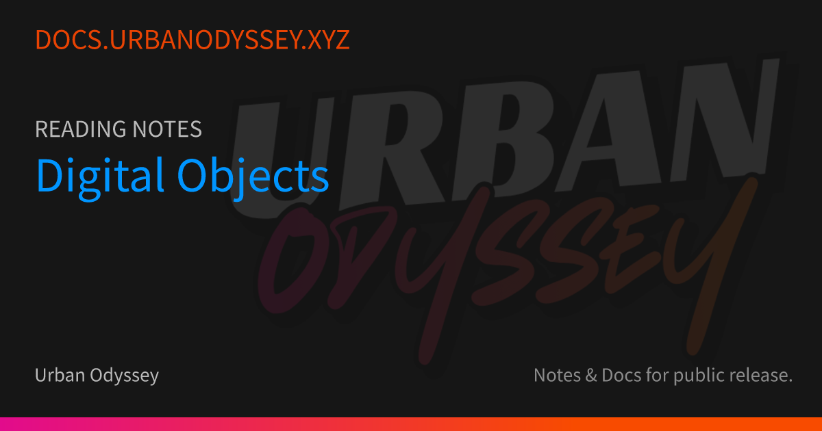 Image for Digital Objects